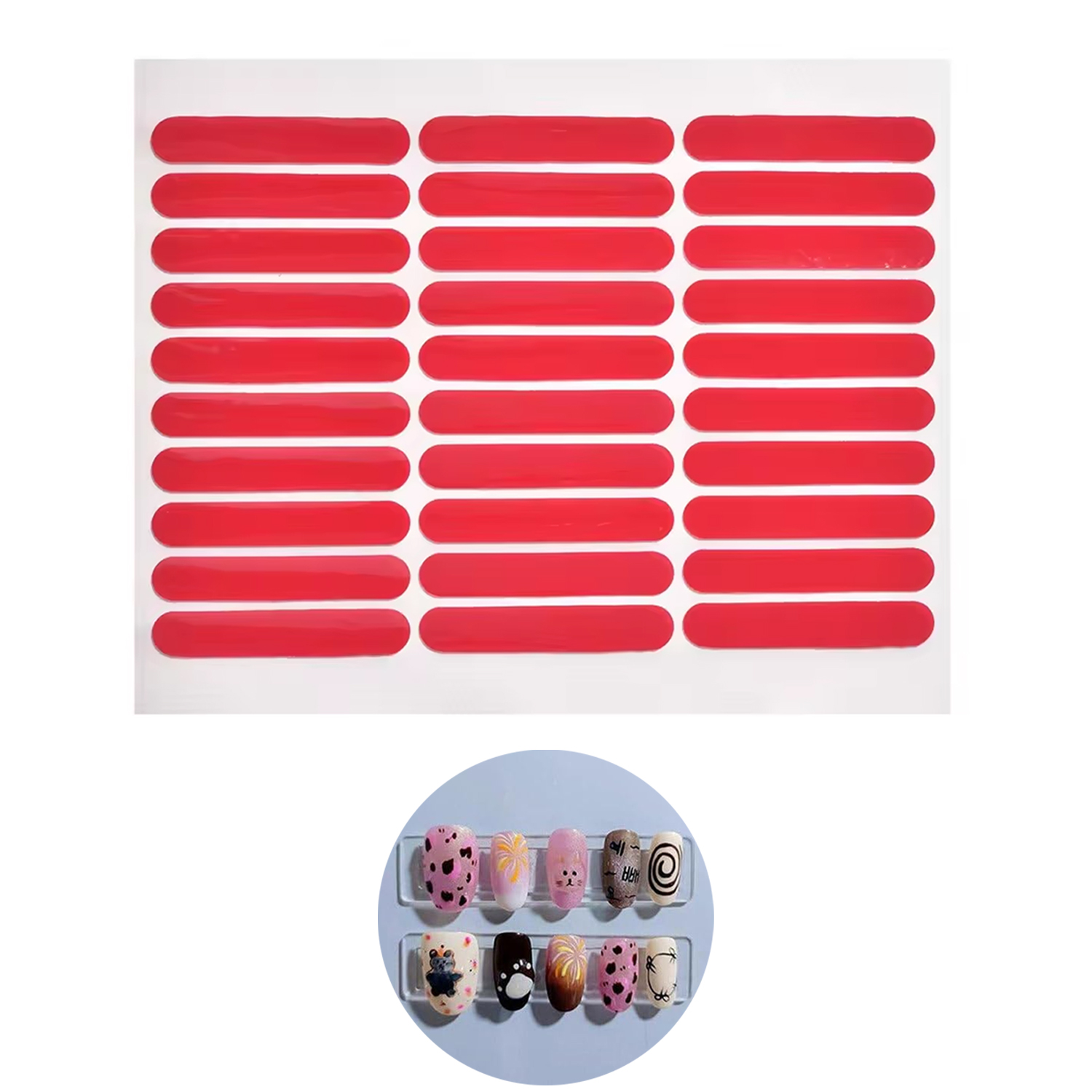 Striping Tape Nail - LULAA Çift Taraflı Kristal Bant Nail