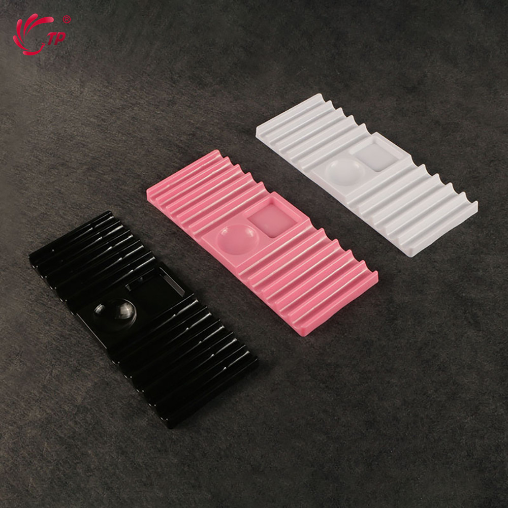 Nail Fan Brush - TP Çift Bölmeli Plastik Kalemlik, Tırnak