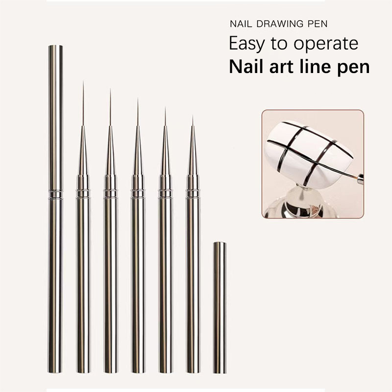 Nail Fan Brush - 1 adet tırnak sanat fırçaları fransız