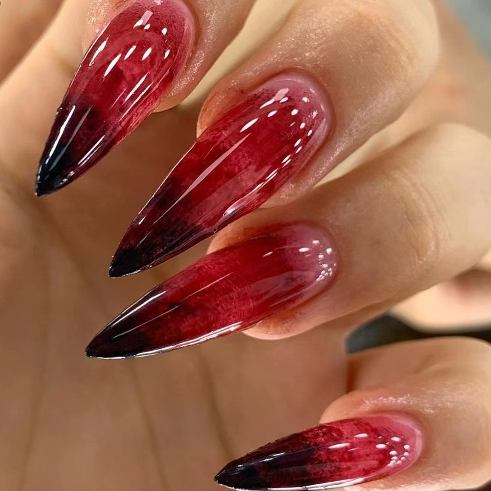 Nail Art Vampire - 24 Adet Vampir Cadılar Bayramı Takma