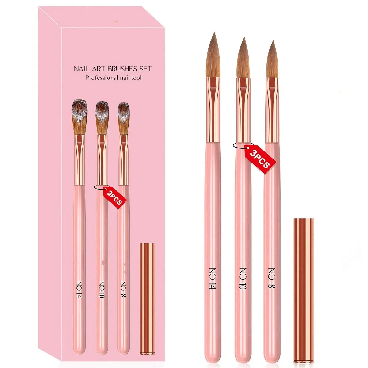 Nail Fan Brush - Tırnak Sanat Kalemi Özel Tırnak Sanat