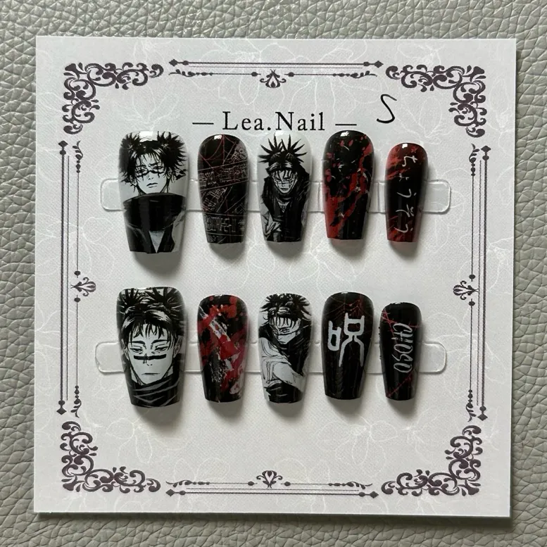 Nail Art One Piece - Gojo Satoru Manikür Kedi Gözü Baskı