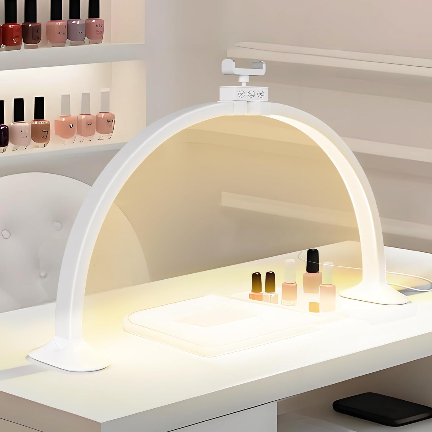 Nail Art Simple - Yarım Ay Işığı U Şeklinde Tırnak