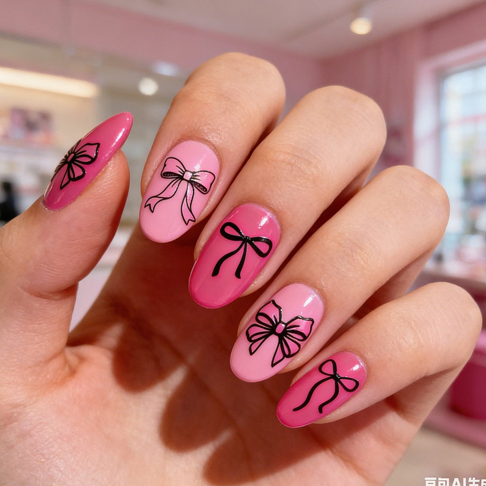 4 adet Fiyonk Desenli Tırnak D - Nail Art Elegant incelemesi ve fiyatı