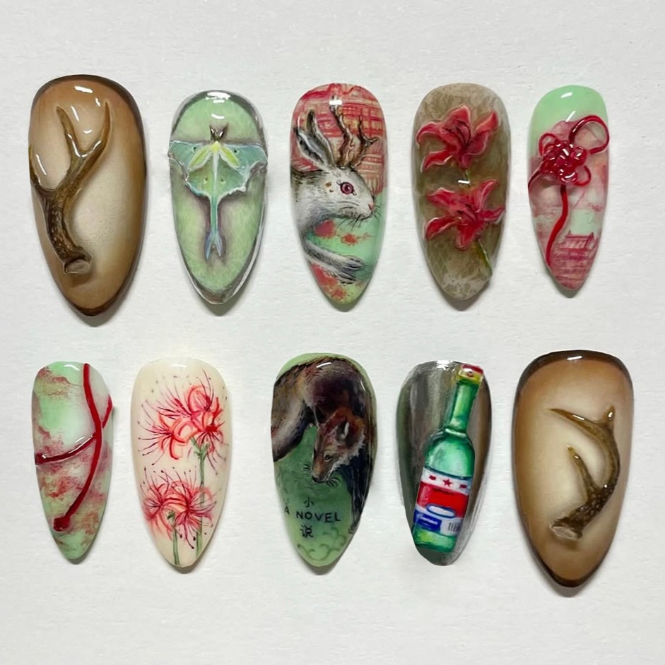 24 adet Vintage Country Tarzı  - Nail Art Y2K incelemesi ve fiyatı
