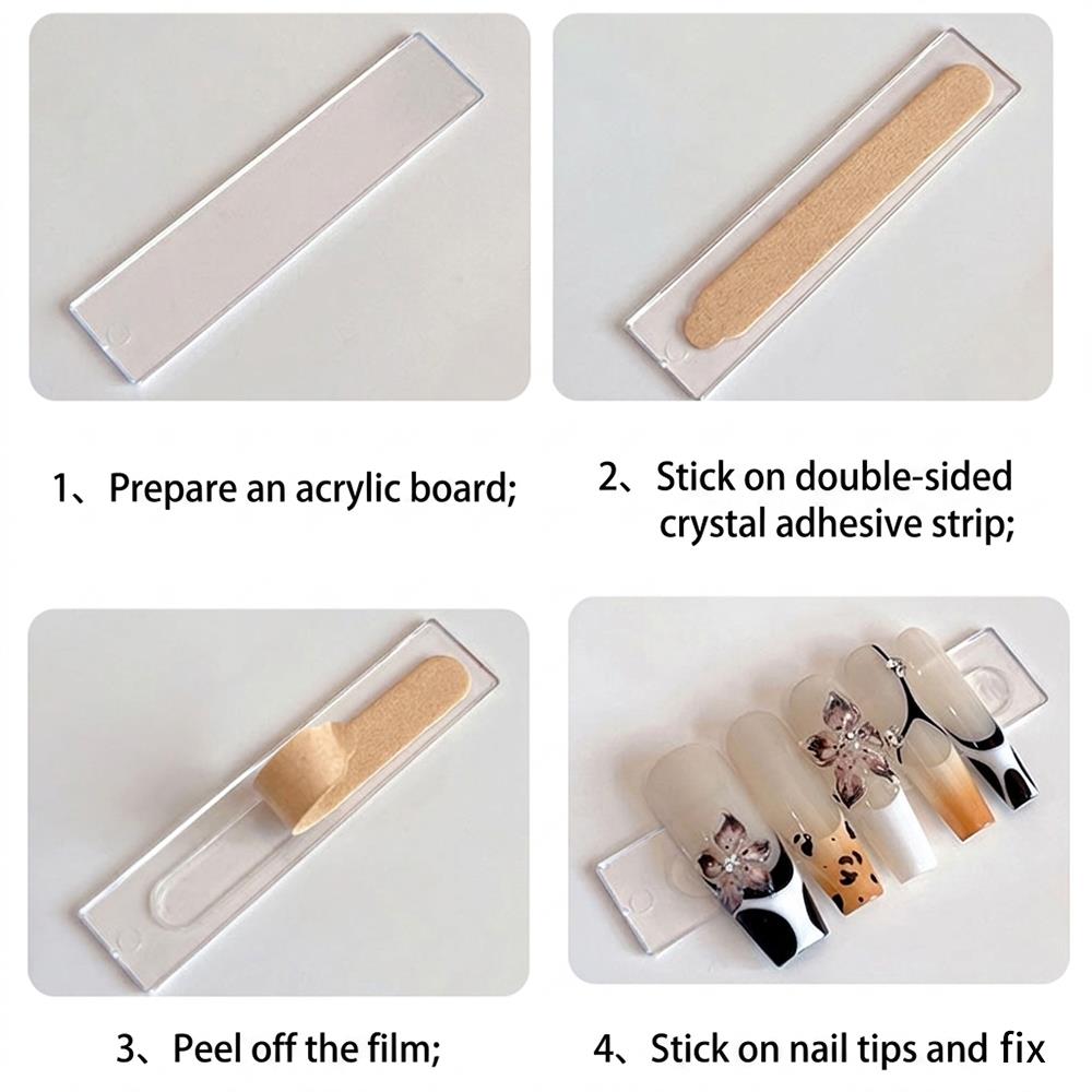 60/66 adet şeffaf çift yapışka - Striping Tape Nail incelemesi ve fiyatı