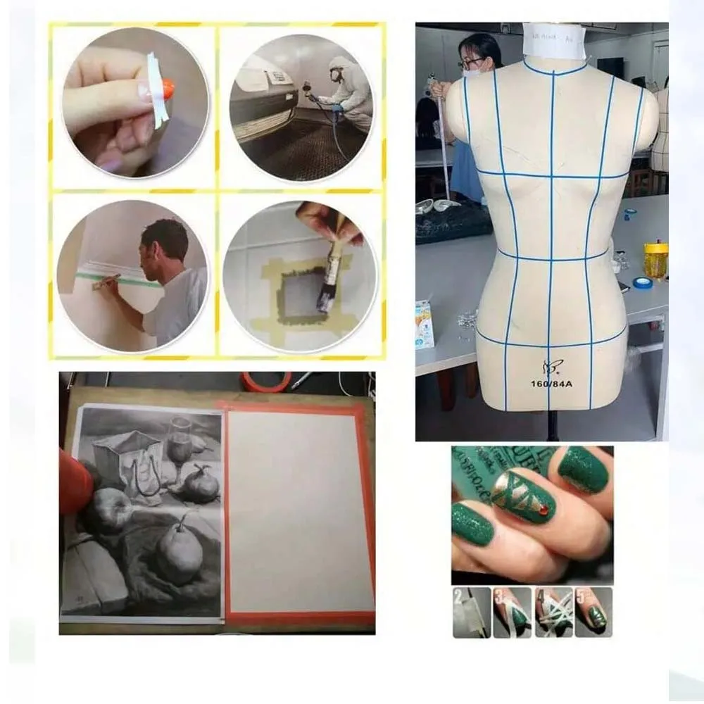 3 Rulo Mavi Bant Maskeleme Ban - Striping Tape Nail incelemesi ve fiyatı
