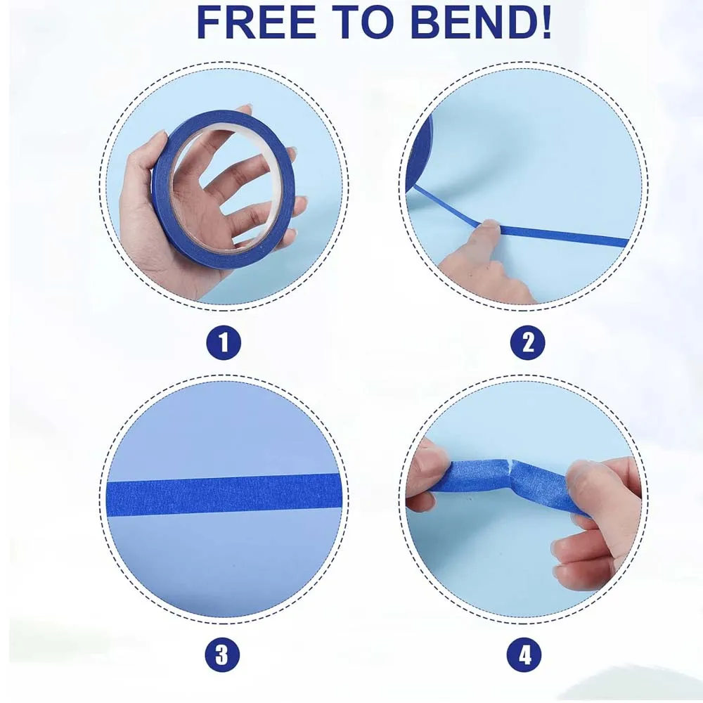3 Rulo Mavi Bant Maskeleme Ban - Striping Tape Nail incelemesi ve fiyatı