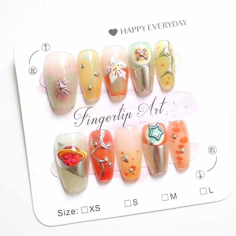 10 adet kadın fransız tarzı Hi - Nail Art Y2K incelemesi ve fiyatı