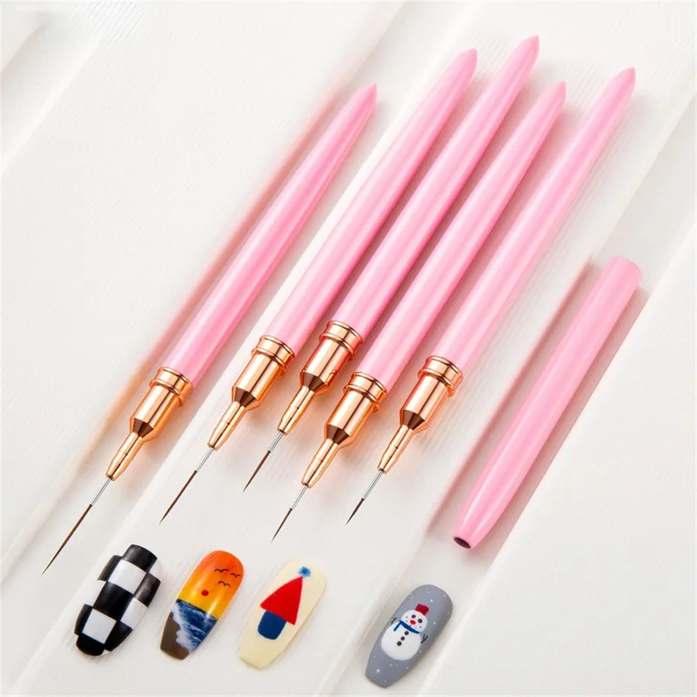 5'li Set Tırnak Sanatı Çizgi F - Nail Fan Brush incelemesi ve fiyatı