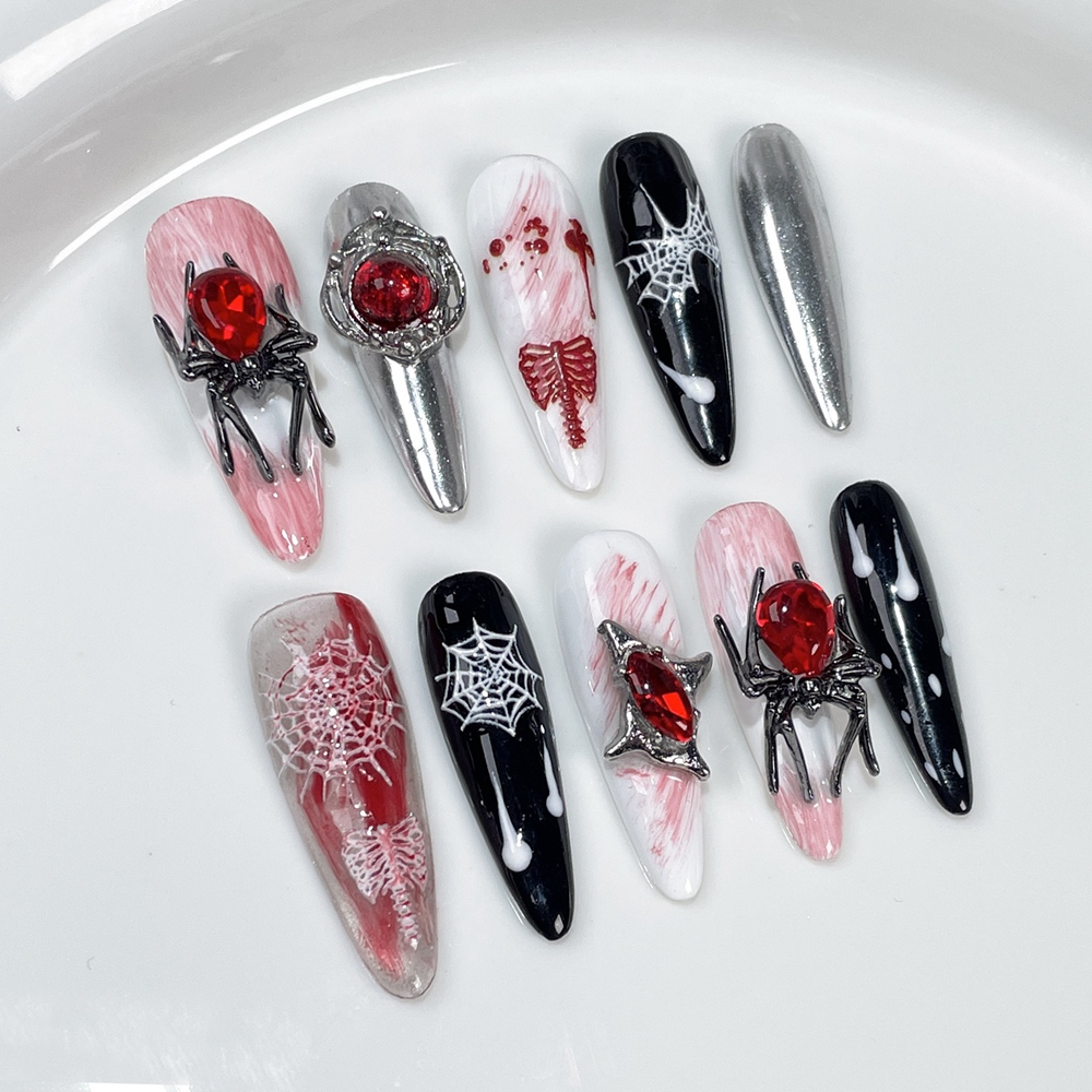 El yapımı cadılar bayramı bası - Nail Art Y2K incelemesi ve fiyatı