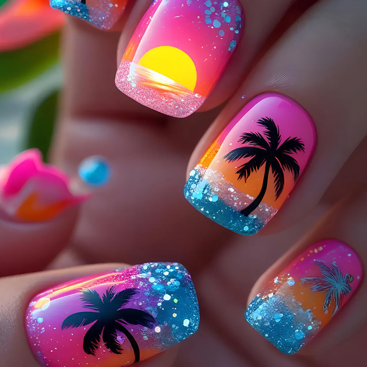 24 adet/set Kısa Orta Uzun Sah - Nail Art Y2K incelemesi ve fiyatı