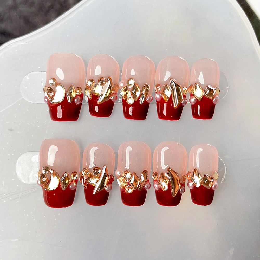 10 adet Kısa Trapez El Yapımı  - Nail Art Elegant incelemesi ve fiyatı