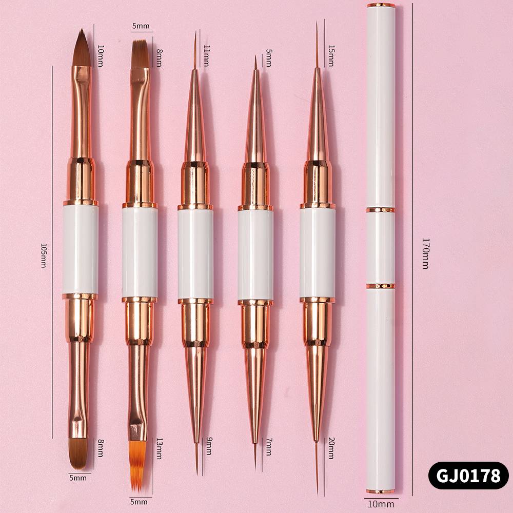 Çift Uçlu Akrilik Tırnak Sanat - Nail Fan Brush incelemesi ve fiyatı