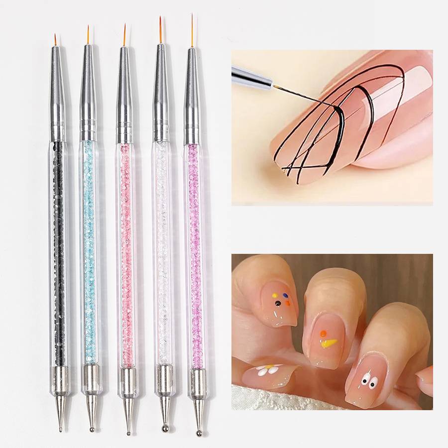 Çift Uçlu Akrilik Tırnak Sanat - Nail Fan Brush incelemesi ve fiyatı