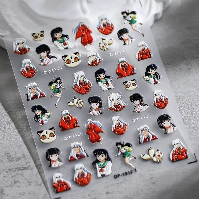 Inuyasha Rölyef Tırnak Çıkartm - Nail Art One Piece incelemesi ve fiyatı