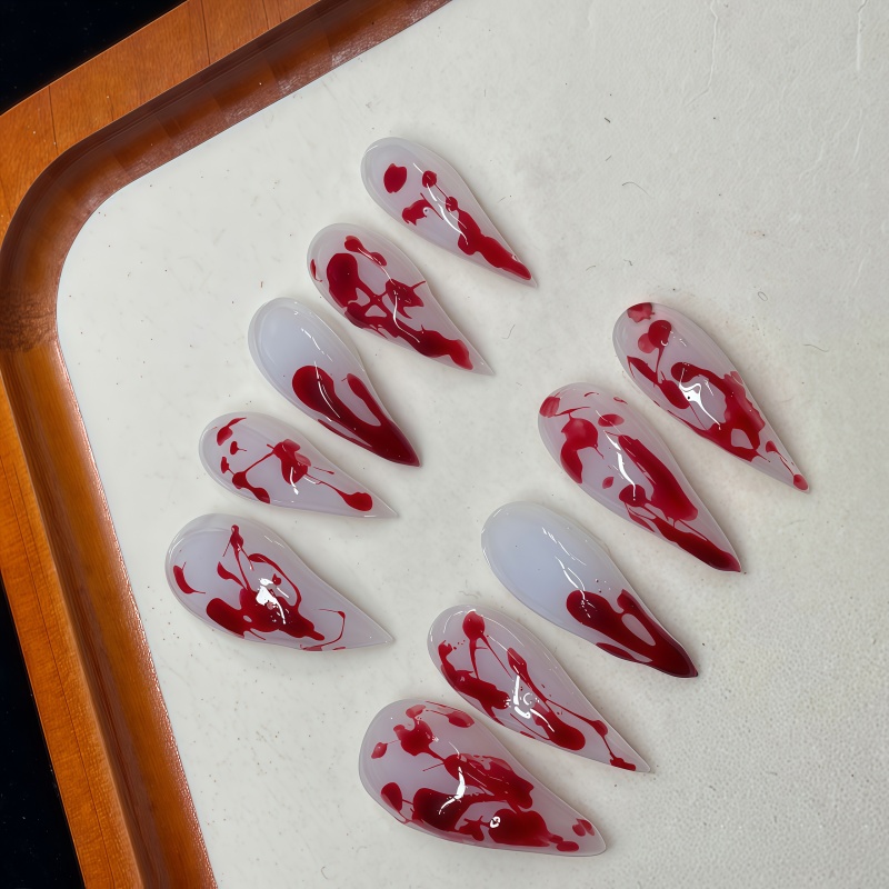 10 Adet El Yapımı Stiletto Tak - Nail Art Vampire incelemesi ve fiyatı